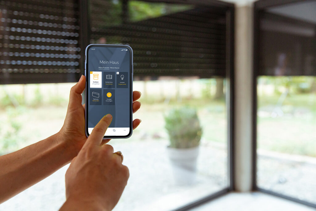 App-Steuerungslösung von Somfy